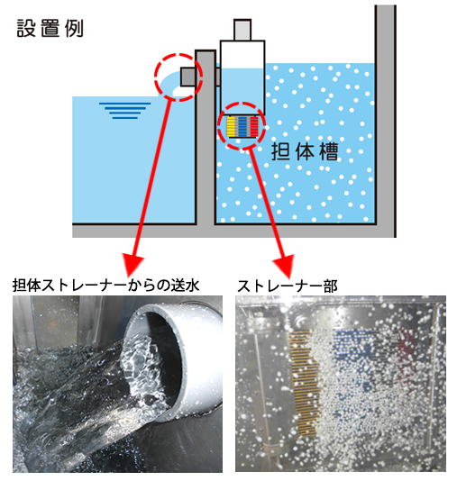 担体ストレーナー(ｵｰﾄｽﾄﾚｰﾅｰ)　図2